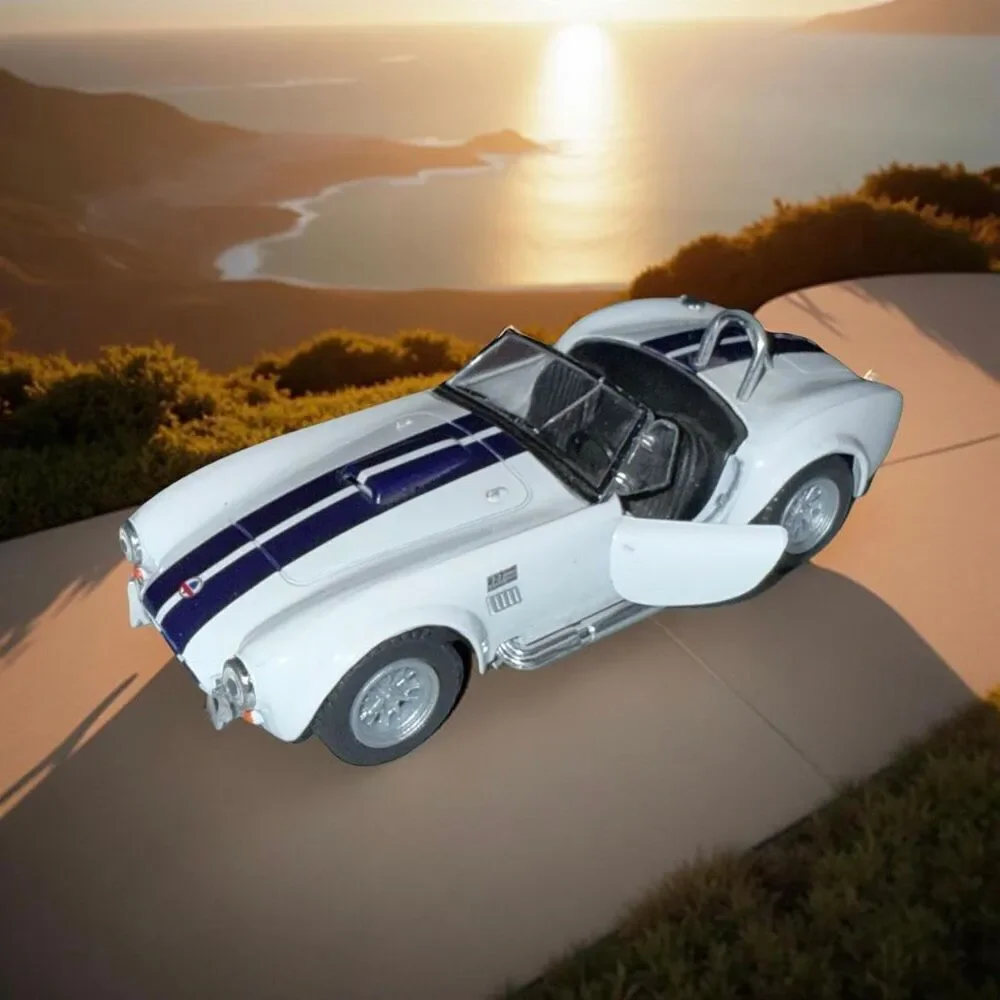 Kinsmart 1965 Shelby Cobra 427 Friction Die Cast Car 1:32 Scale